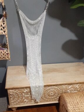 Backless Sequin Dress